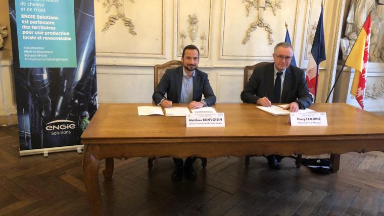 Signature de l'extension du réseau de chaleur de Pont-à-Mousson