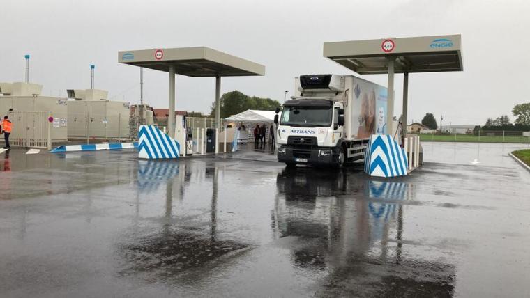 Station de bio gaz naturel pour véhicules à Laronxe