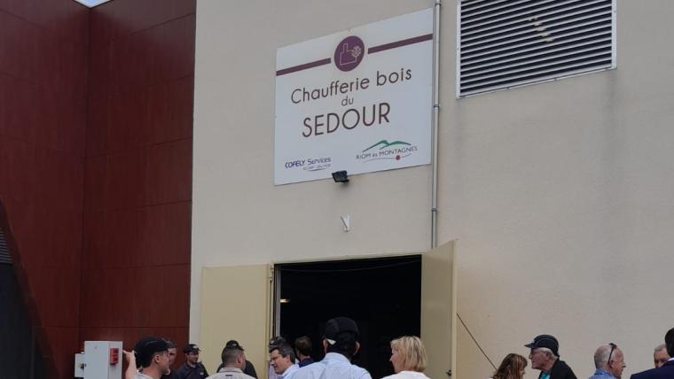 Réseau de Chaleur Urbain à la chaufferie bois du Sedour